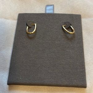 Kendra Scott ellen huggie gold